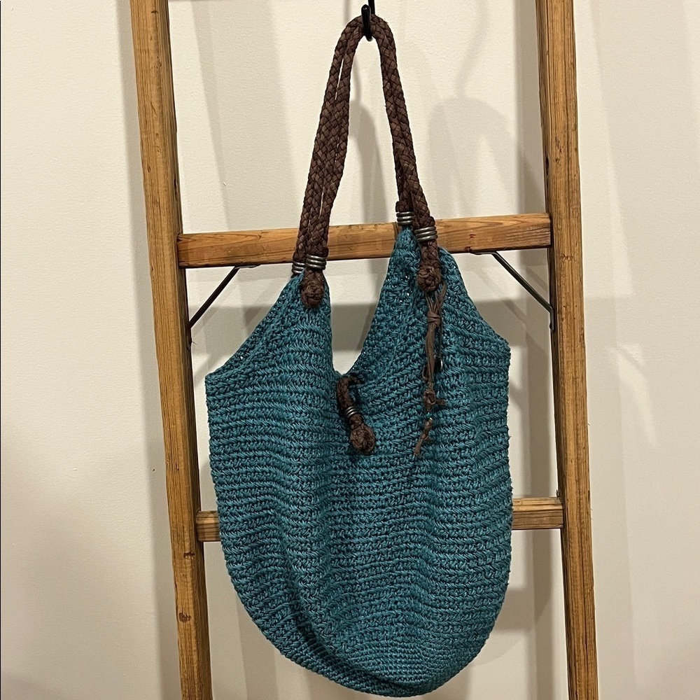 Sakroots Green and Brown Shoulder Bag